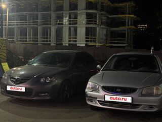 2008 Mazda 3 I (BK) Рестайлинг, серый, 700000 рублей, вид 4