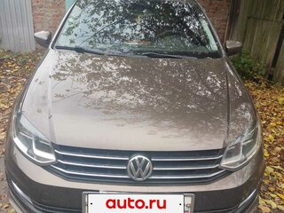 2018 Volkswagen Polo V Рестайлинг, коричневый, 1350000 рублей, вид 3