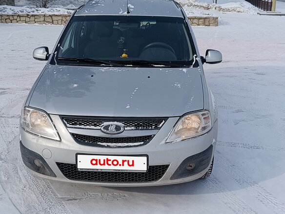 2012 Lada (ВАЗ) Largus I, серебристый, 640000 рублей - вид 1