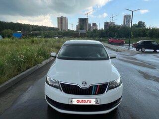 2018 Skoda Rapid I Рестайлинг, белый, 1240000 рублей, вид 3