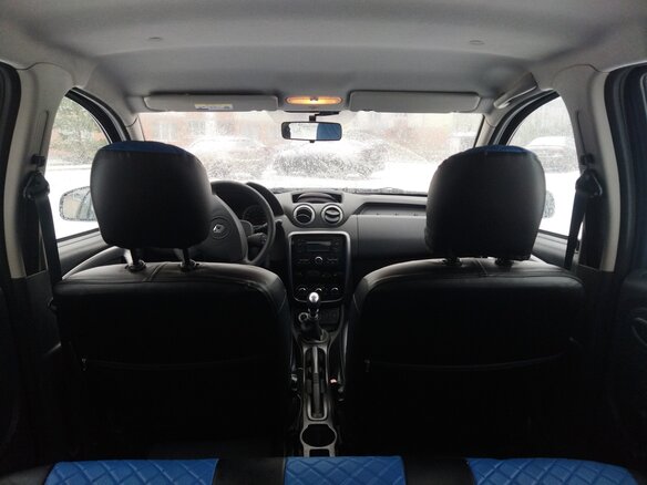 2013 Renault Duster I, синий, 800000 рублей - вид 6