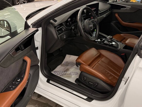 2021 Audi A5 45 TFSI II (F5) Рестайлинг, белый - вид 6