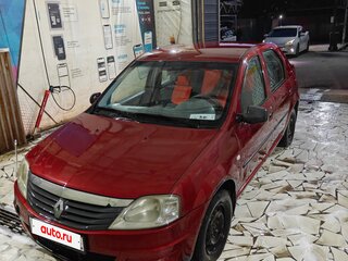 2011 Renault Logan I Рестайлинг, красный, 330000 рублей, вид 2