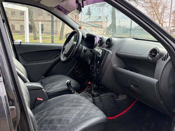 2014 Lada (ВАЗ) Granta I, чёрный, 420000 рублей - вид 7
