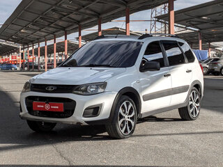 2015 Lada (ВАЗ) Kalina Cross II, белый, 599900 рублей, вид 4