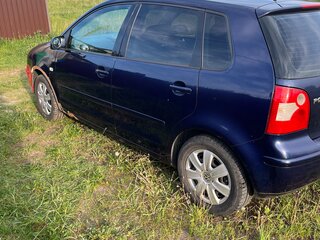 2002 Volkswagen Polo IV, синий, 300000 рублей, вид 4