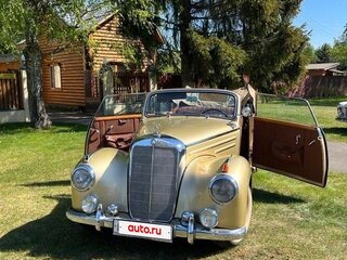 1952 Mercedes-Benz 220 (W187) Cabriolet B, золотистый, 12500000 рублей, вид 2