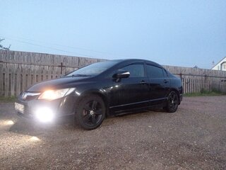 2008 Honda Civic VIII Рестайлинг, чёрный, 535000 рублей, вид 4