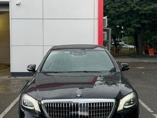 2019 Mercedes-Benz Maybach S-Класс 450 I (X222) Рестайлинг, чёрный, 9400000 рублей, вид 2