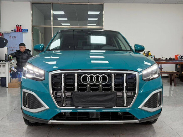 2021 Audi Q2 L 35 TFSI I Рестайлинг, зелёный, 1993000 рублей - вид 1