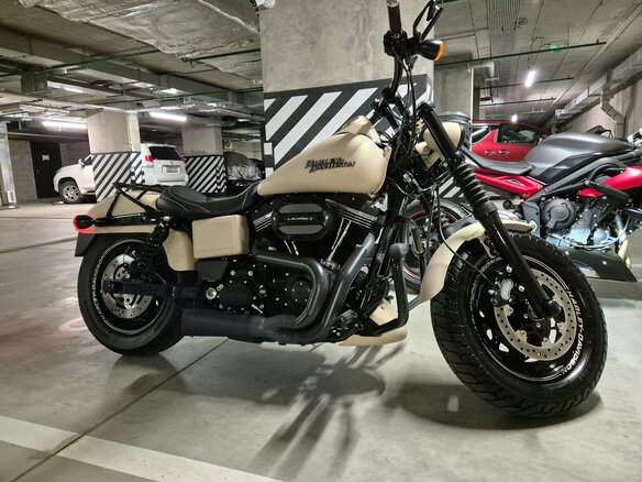 2015 Harley-Davidson Fat Bob, бежевый, 1129000 рублей - вид 7