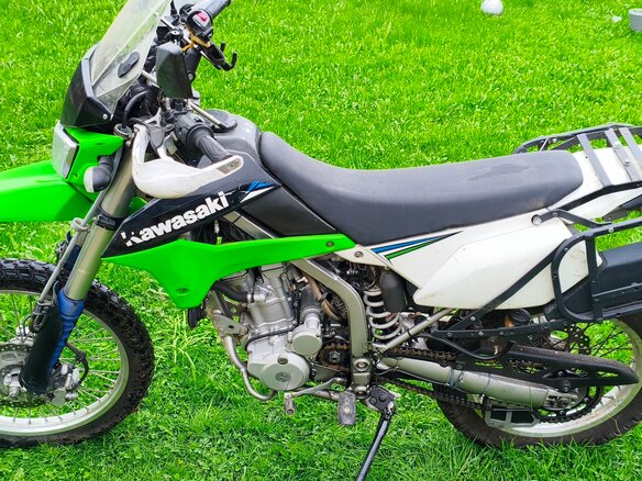 2014 Kawasaki KLX 250, зелёный, 280000 рублей - вид 1