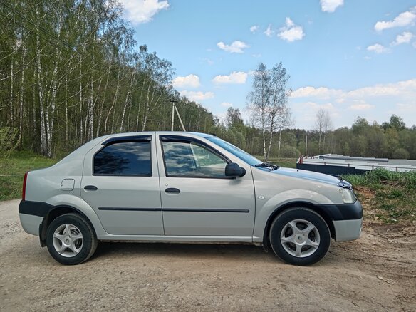 2006 Renault Logan I, серый, 320000 рублей - вид 2