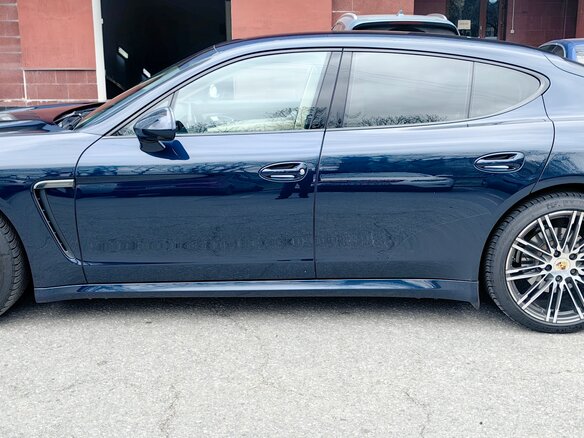2015 Porsche Panamera 4 I Рестайлинг, синий, 3750000 рублей - вид 6