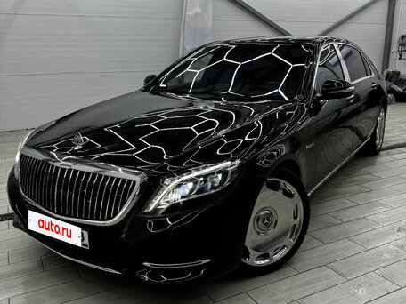 2015 Mercedes-Benz Maybach S-Класс 400 I (X222), чёрный, 3600000 рублей, вид 2