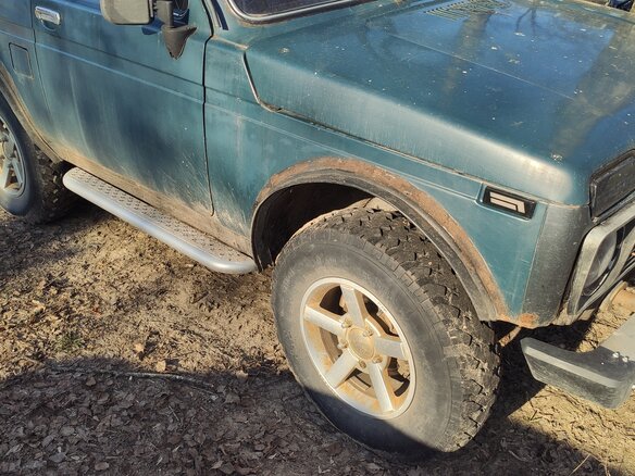 2001 Lada (ВАЗ) 2121 (4x4) I Рестайлинг, синий, 200000 рублей - вид 3