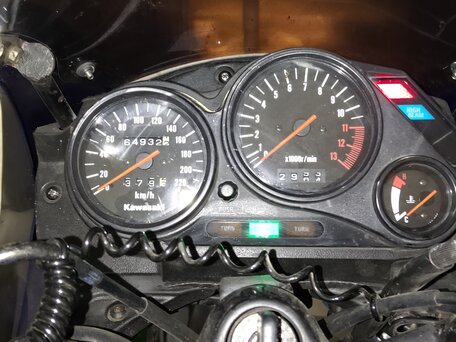 1995 Kawasaki GPZ 500, синий, 250000 рублей, вид 5