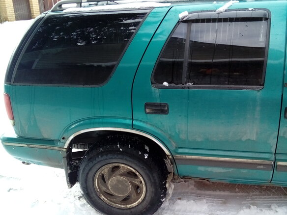 1995 Chevrolet Blazer II, зелёный - вид 3