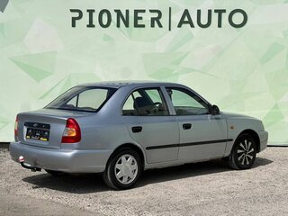 2008 Hyundai Accent ТагАЗ II, серебристый, 455000 рублей, вид 4