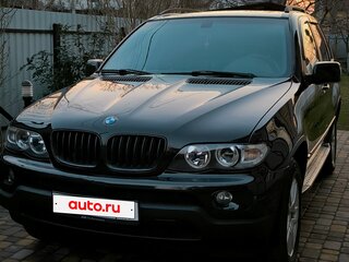 2003 BMW X5 3.0i I (E53) Рестайлинг, чёрный, 1300000 рублей, вид 2