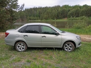 2018 Lada (ВАЗ) Granta I, серебристый, 535000 рублей, вид 3