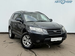 2008 Hyundai Santa Fe II, чёрный, 850000 рублей, вид 3
