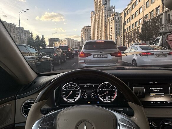 2013 Mercedes-Benz S-Класс 500 Long VI (W222, C217), чёрный, 4500000 рублей - вид 7