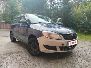 2011 Skoda Fabia II Рестайлинг, синий, 285000 рублей, вид 2