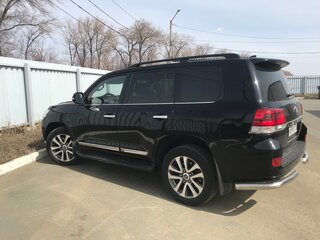 2015 Toyota Land Cruiser 200 Series Рестайлинг 2, чёрный, 5800000 рублей, вид 4