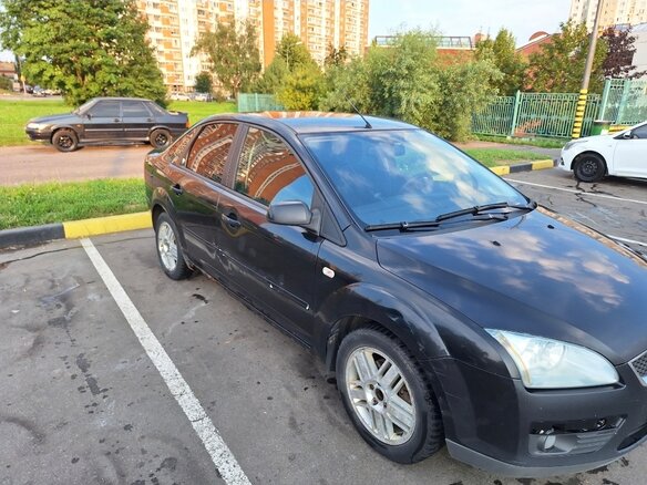 2006 Ford Focus II, чёрный, 300000 рублей - вид 8