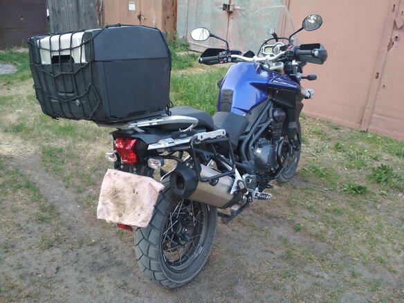 2012 Triumph Tiger Explorer, синий - вид 3