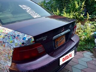 1999 Mitsubishi Galant VIII, красный, 180000 рублей, вид 4