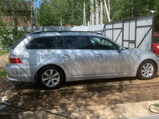 2007 BMW 5 серии 520d V (E60/E61) Рестайлинг, серебристый, 1200000 рублей, вид 3