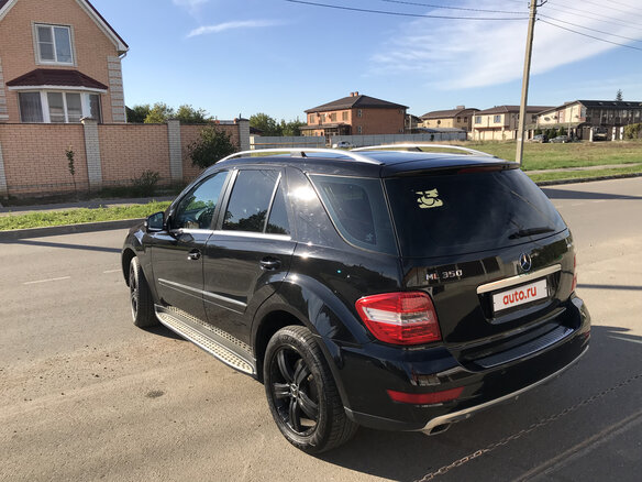 2011 Mercedes-Benz M-Класс 350 II (W164) Рестайлинг, чёрный - вид 2