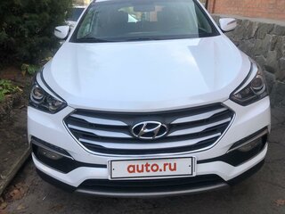 2017 Hyundai Santa Fe III Рестайлинг, белый, 2350000 рублей, вид 2