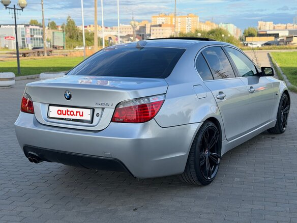 2008 BMW 5 серии 528i V (E60/E61) Рестайлинг, серый - вид 6