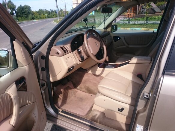 2002 Mercedes-Benz M-Класс 320 I (W163) Рестайлинг, золотистый - вид 4