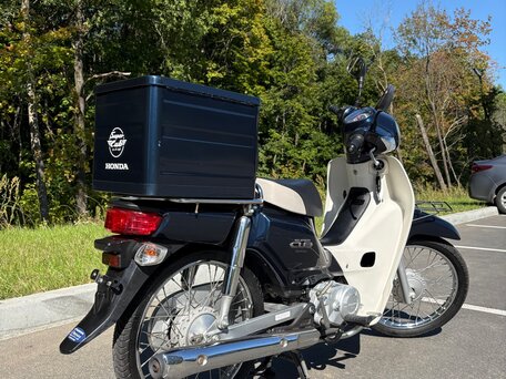 2017 Honda Super Cub, синий, 142000 рублей, вид 4