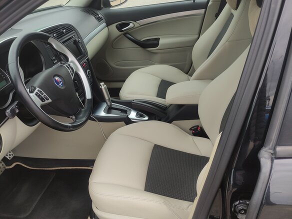 2007 Saab 9-3 II Рестайлинг, чёрный - вид 5
