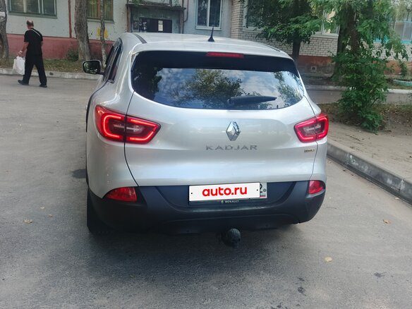 2017 Renault Kadjar I, серебристый, 1470000 рублей - вид 3