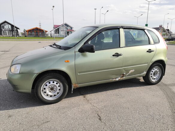 2009 Lada (ВАЗ) Kalina I, зелёный, 360000 рублей - вид 3