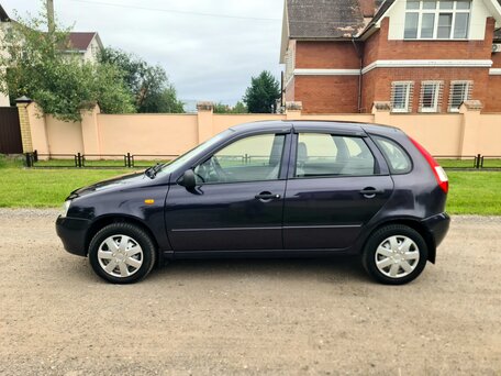 2008 Lada (ВАЗ) Kalina I, синий, 285000 рублей, вид 1