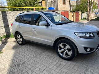 2012 Hyundai Santa Fe II Рестайлинг, серебристый, 1700000 рублей, вид 2