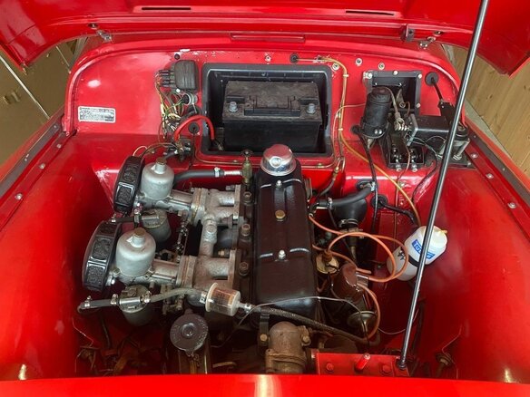 1962 Triumph TR3 I(A), красный - вид 5