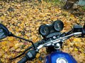 2009 Yamaha YBR125, синий - вид 8