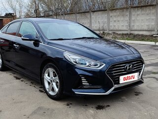 2017 Hyundai Sonata LPi VII (LF), синий, 1440000 рублей, вид 3