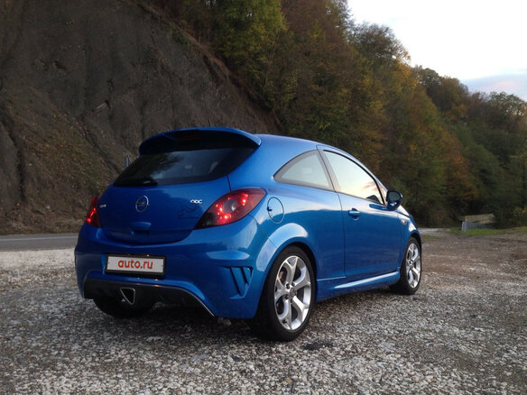 2008 Opel Corsa OPC D, голубой - вид 4