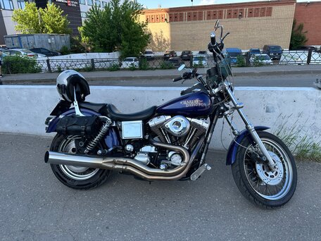 1999 Harley-Davidson Dyna Low Rider, синий, 1000000 рублей, вид 1