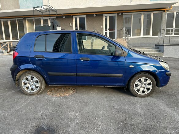 2007 Hyundai Getz I Рестайлинг, синий, 550000 рублей - вид 3