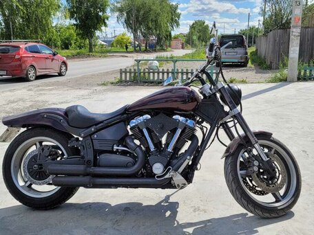 2005 Yamaha XV 1700 Warrior, пурпурный, 800000 рублей, вид 5